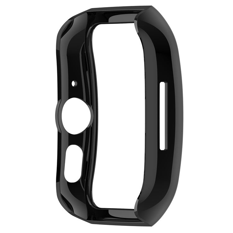 For Oppo Watch 4 Pro / Watch 3 Pro Protective Case Hard PC Hollowed-Out Watch Cover with TPU Hydrogel Film - Black