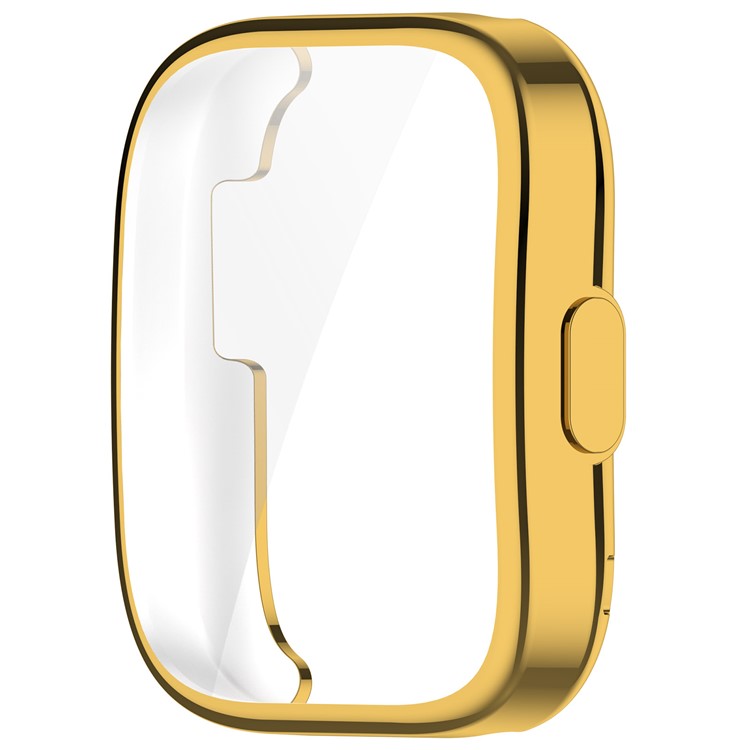 For Huami Amazfit Bip 5 (A2215) Electroplating TPU Watch Cover Overall Protective Case - Gold