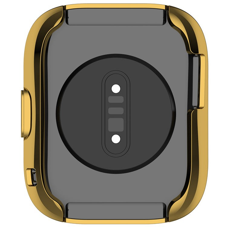 For Huami Amazfit Bip 5 (A2215) Electroplating TPU Watch Cover Overall Protective Case - Gold