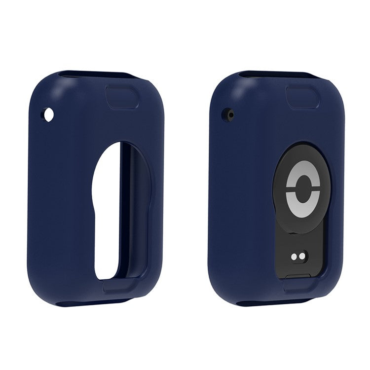 For Xiaomi Smart Band 8 Pro Soft Silicone Case Shockproof Smart Watch Frame Cover - Navy Blue