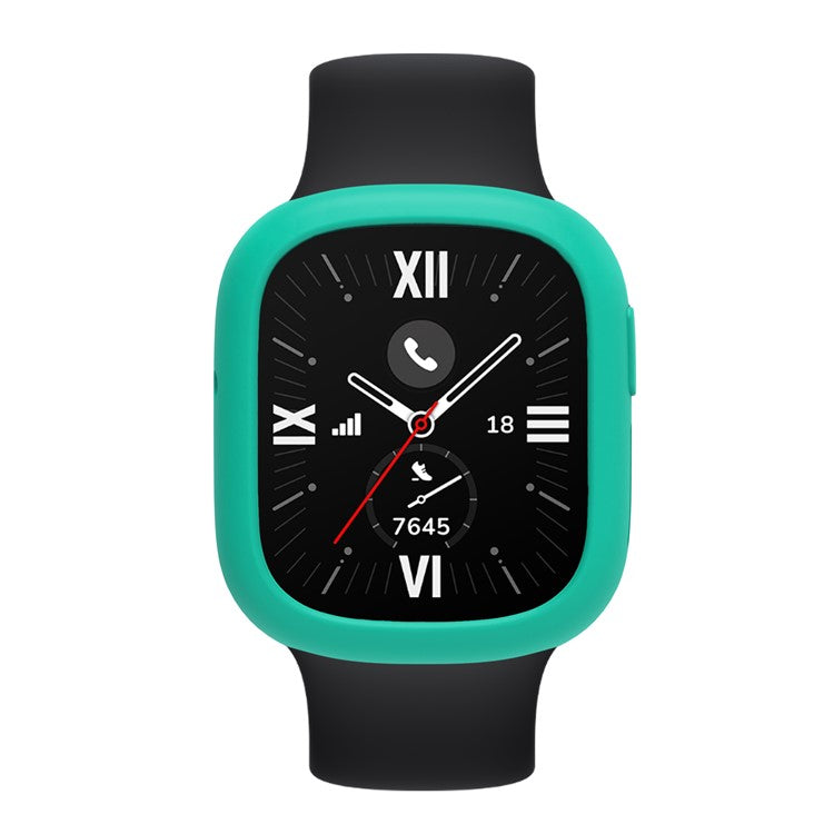 For Honor Watch 4 Silicone Case Protective Bumper Frame Watch Cover - Mint Green