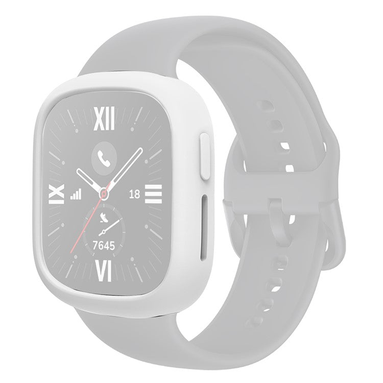 For Honor Watch 4 Silicone Case Protective Bumper Frame Watch Cover - White