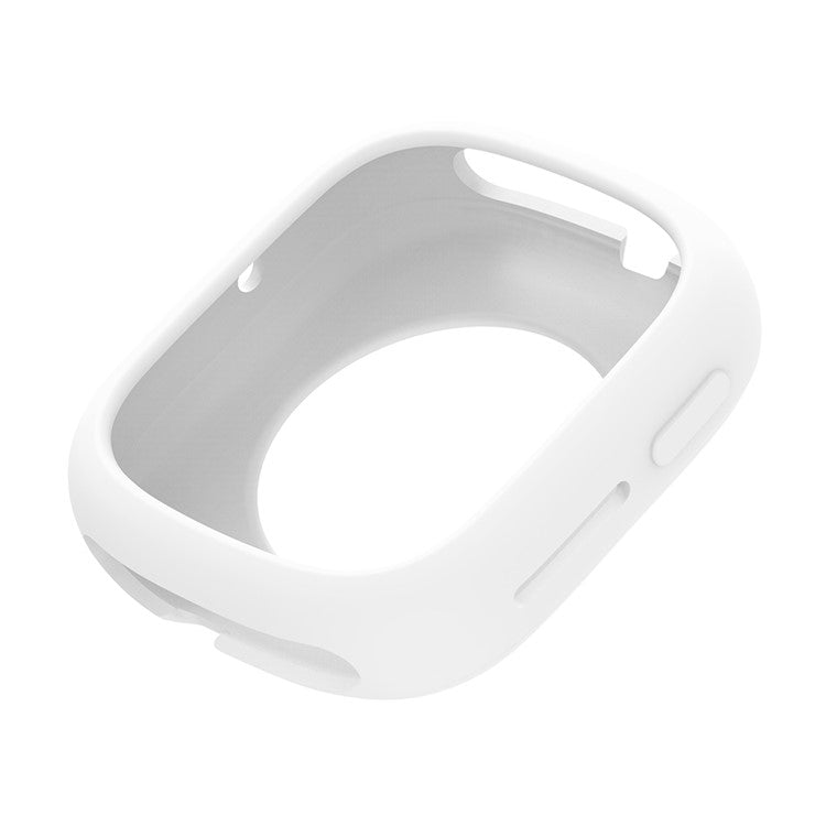 For Honor Watch 4 Silicone Case Protective Bumper Frame Watch Cover - White