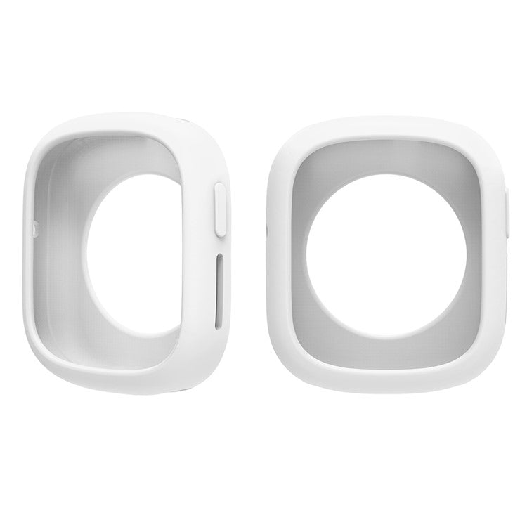 For Honor Watch 4 Silicone Case Protective Bumper Frame Watch Cover - White