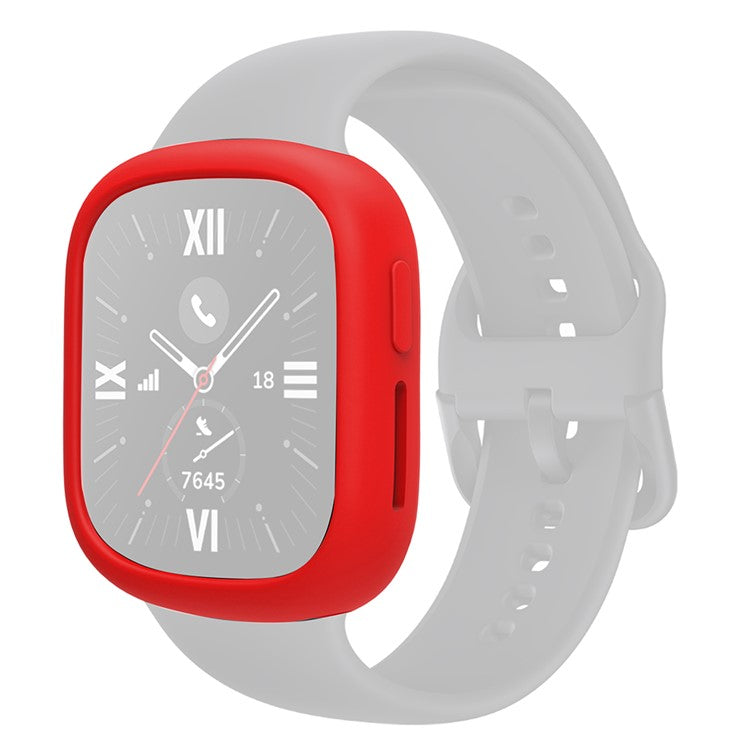 For Honor Watch 4 Silicone Case Protective Bumper Frame Watch Cover - Red