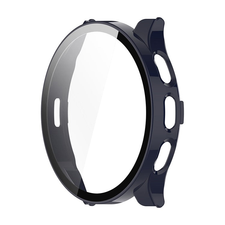 ENKAY Hat Prince For Garmin Venu 3 Watch Case All-Around PC Cover with HD Tempered Glass Film - Dark Blue