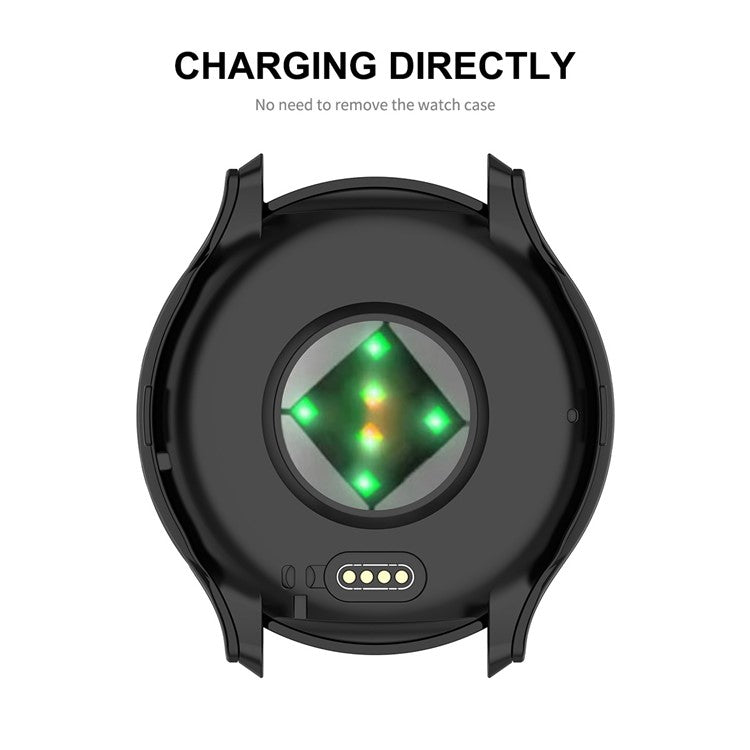 ENKAY Hat Prince For Garmin Venu 3 Watch Case All-Around PC Cover with HD Tempered Glass Film - Dark Blue