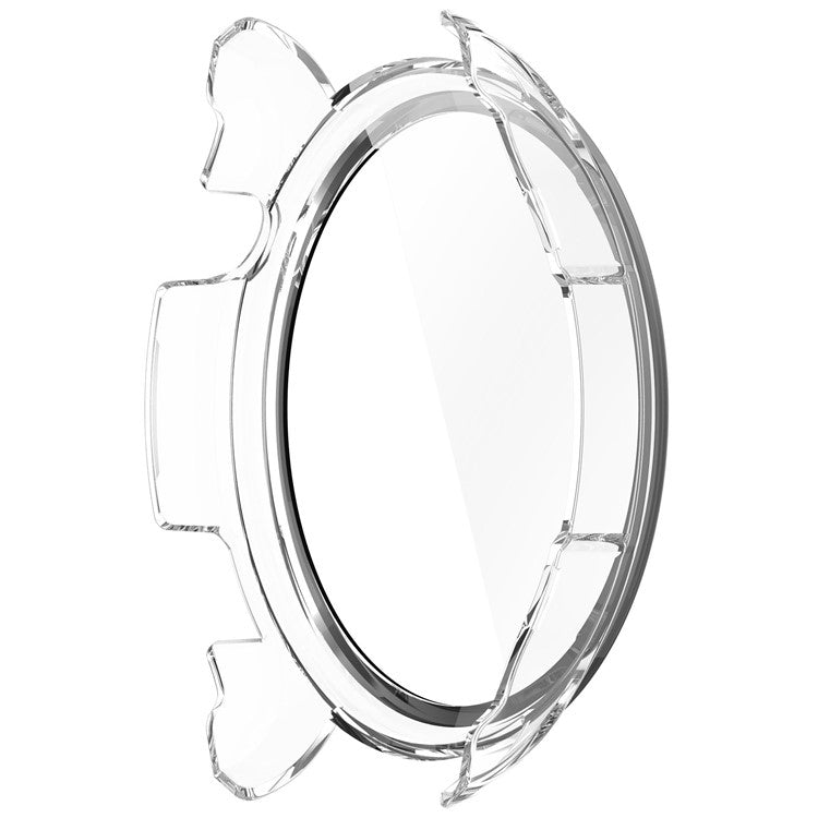 Smart Watch Case for Huami Amazfit Balance A2286 Hard PC Case with Tempered Glass Screen Protector - Transparent