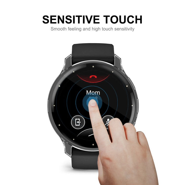 ENKAY HAT PRINCE For Garmin Venu 3 Transparent TPU Cover Anti-scratch Watch Case