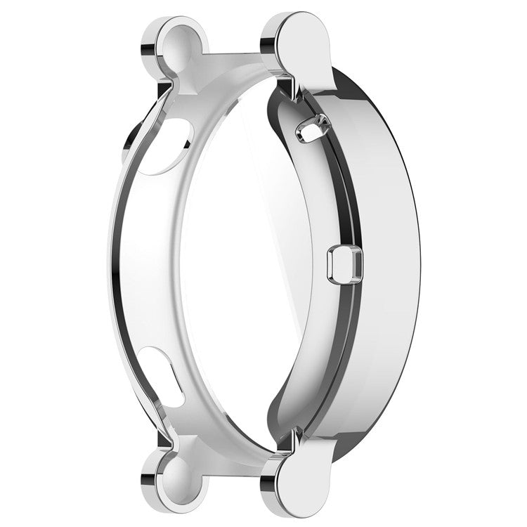 For Huawei Watch GT 4 41mm TPU Watch Case Full Protection Electroplating Watch Cover - Silver