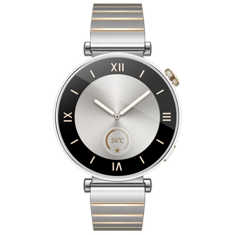 For Huawei Watch GT 4 41mm Watch Protector Electroplating Full Coverage TPU Watch Cover - Silver