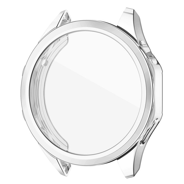 For Huawei Watch GT 4 46mm Watch Case TPU Scratch-resistant Electroplating Protector Cover - Silver