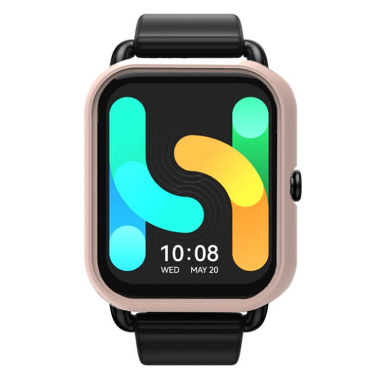 For Haylou RS4 / RS4 Plus Protective Cover Smartwatch PC Half Wrapped Watch Shell - Pink