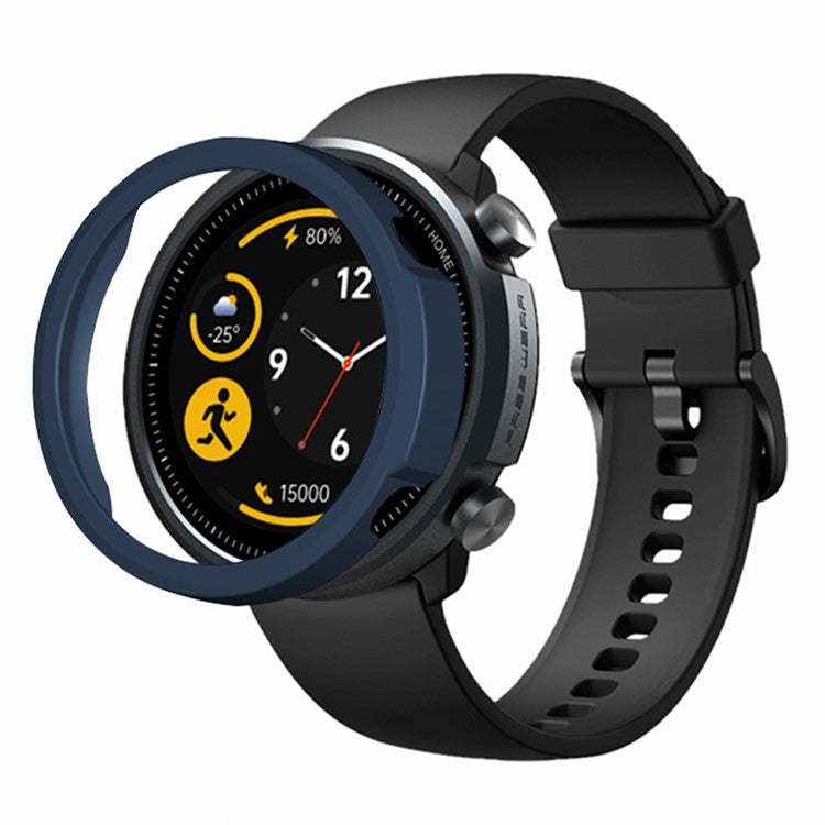 For Mibro A1 Watch Frame PC Anti-scratch Protective Cover - Midnight Blue