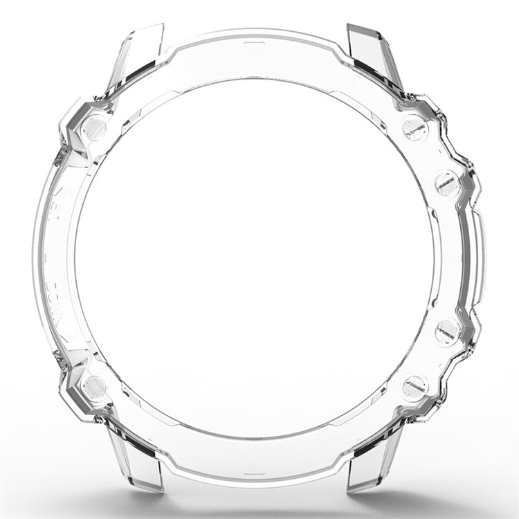 For Huami Amazfit Falcon Watch Case Anti-drop Hard PC Watch Frame Protective Shell - Transparent