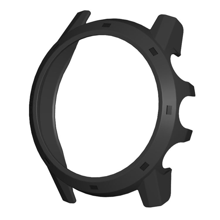 For Coros Apex 2 Pro Watch Frame Half Cover Hard PC Protective Case - Black