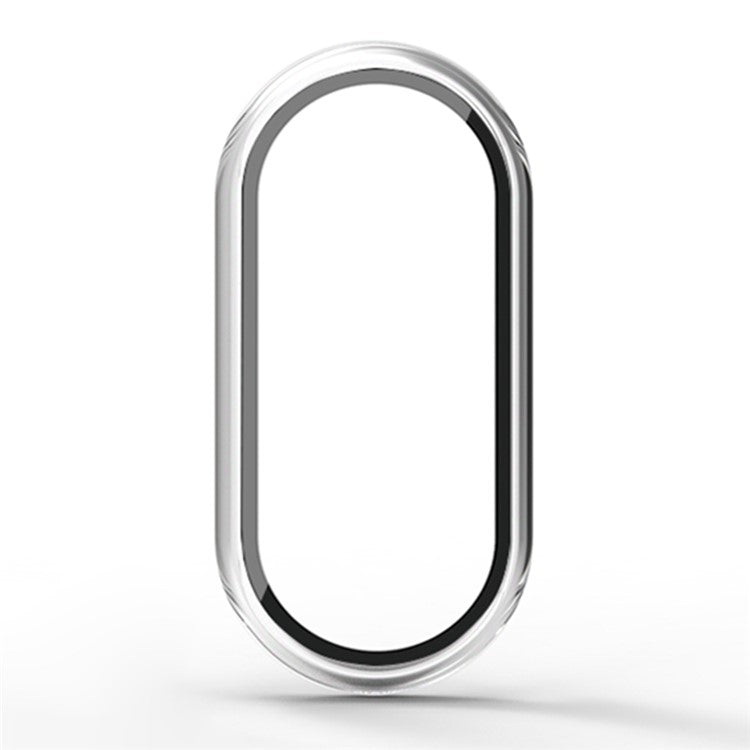 For Xiaomi Smart Band 8 / Band 8 NFC Protective Case Full Cover PC Watch Cover with Screen Protector - Transparent