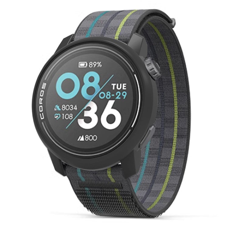 For Coros Pace 3 Watch Protective Cover Hard PC Half-Cover Drop-resistant Frame - Black