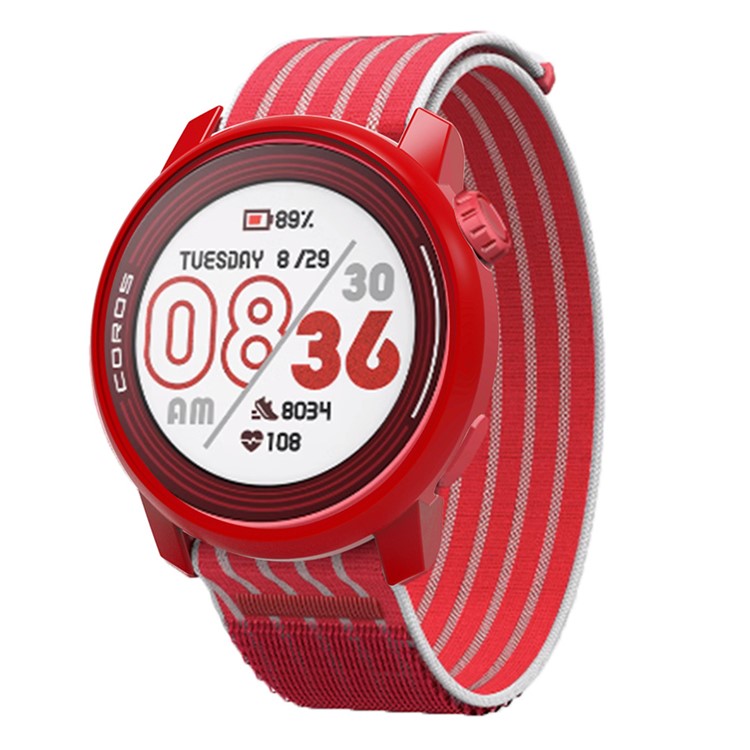 For Coros Pace 3 Watch Protective Cover Hard PC Half-Cover Drop-resistant Frame - Red