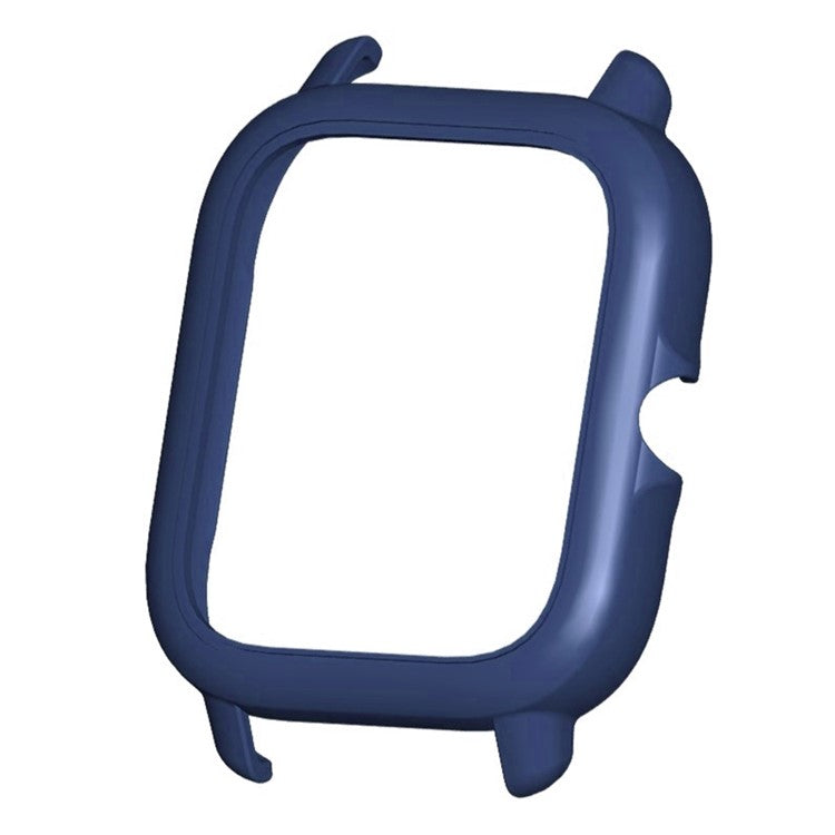 For Huami Amazfit GTS3 Protective Cover Frame Hard PC Hollow Watch Case - Midnight Blue