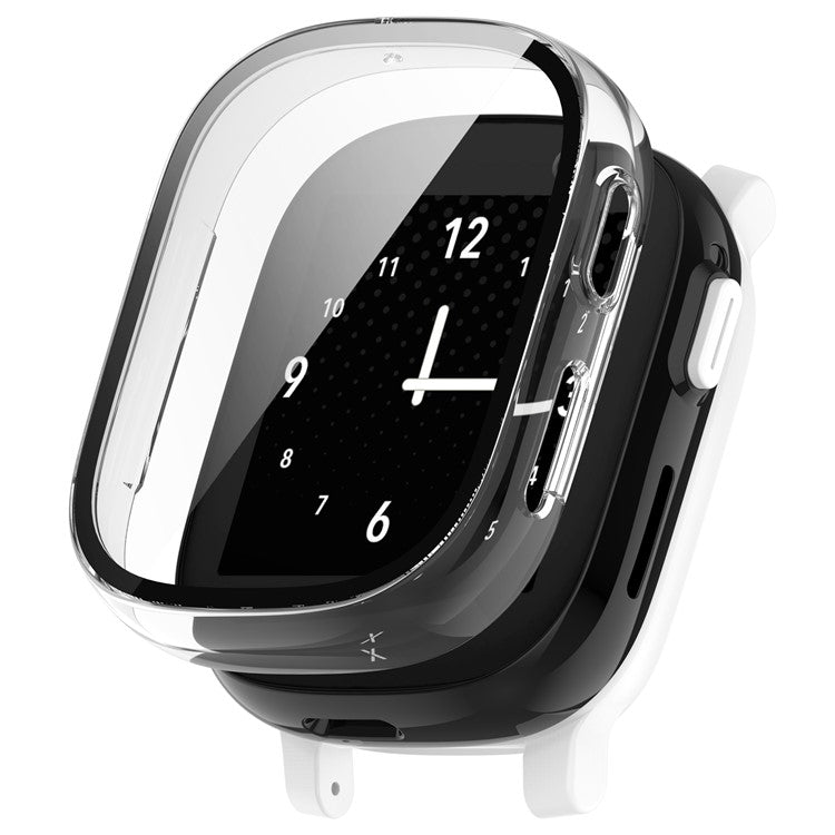 Watch Case for Xplora X6 Play Hard PC Cover with Tempered Glass Screen Protector - Transparent
