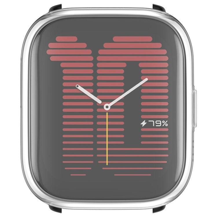 For Huami Amazfit Active (A2211) Soft TPU Watch Case Protective Cover - Transparent