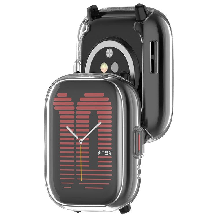 For Huami Amazfit Active (A2211) Soft TPU Watch Case Protective Cover - Transparent