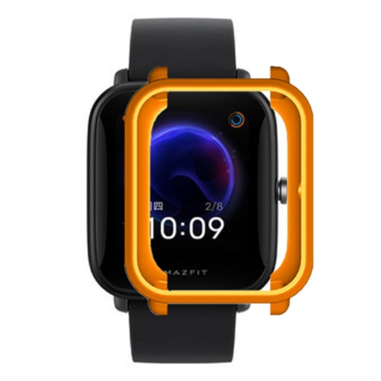For Huami Amazfit Bip Pop / Bip / Bip U Watch Case Scratch-proof Soft TPU Frame Cover - Orange