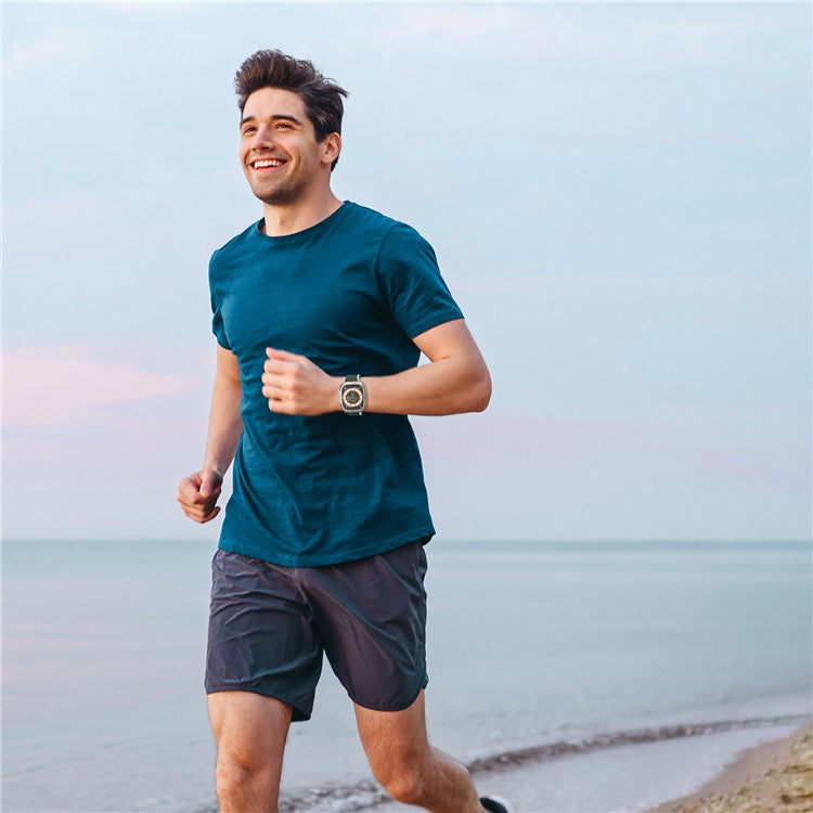 DUX DUCIS Tamo Series for Apple Watch Ultra 2 / Ultra 49mm Watch Case PC+Silicone Watch Cover Protector - Transparent White