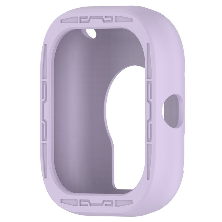 For Xiaomi Redmi Watch 4 Silicone Protective Cover Scratch-Resistant Watch Case - Purple