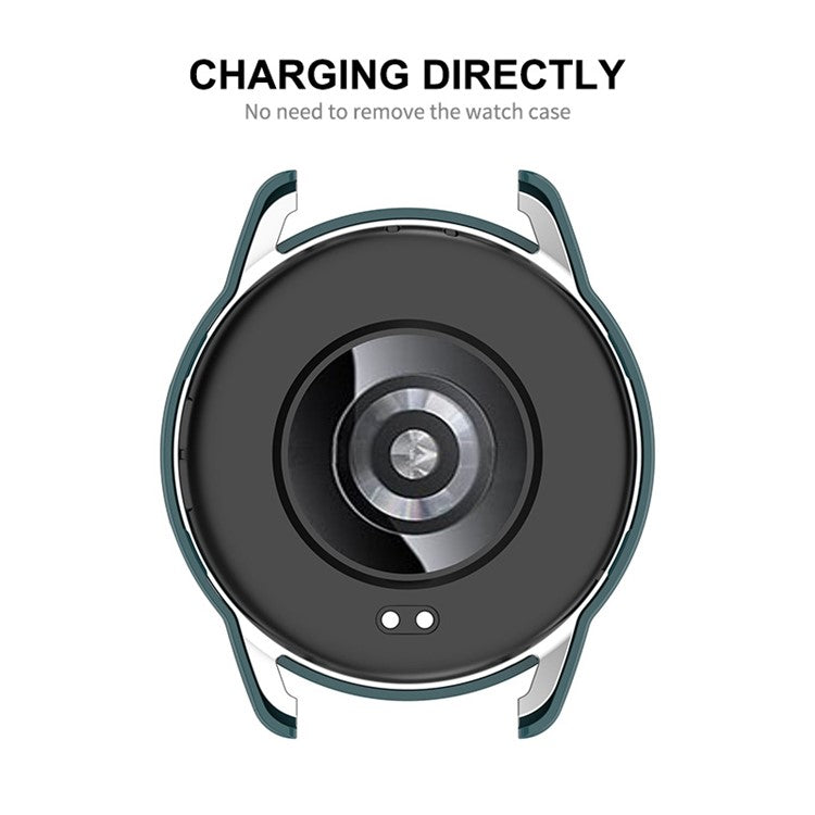 ENKAY HAT PRINCE For Xiaomi Watch S3 Case with Tempered Glass Screen Protector Hard PC Watch Cover - Black