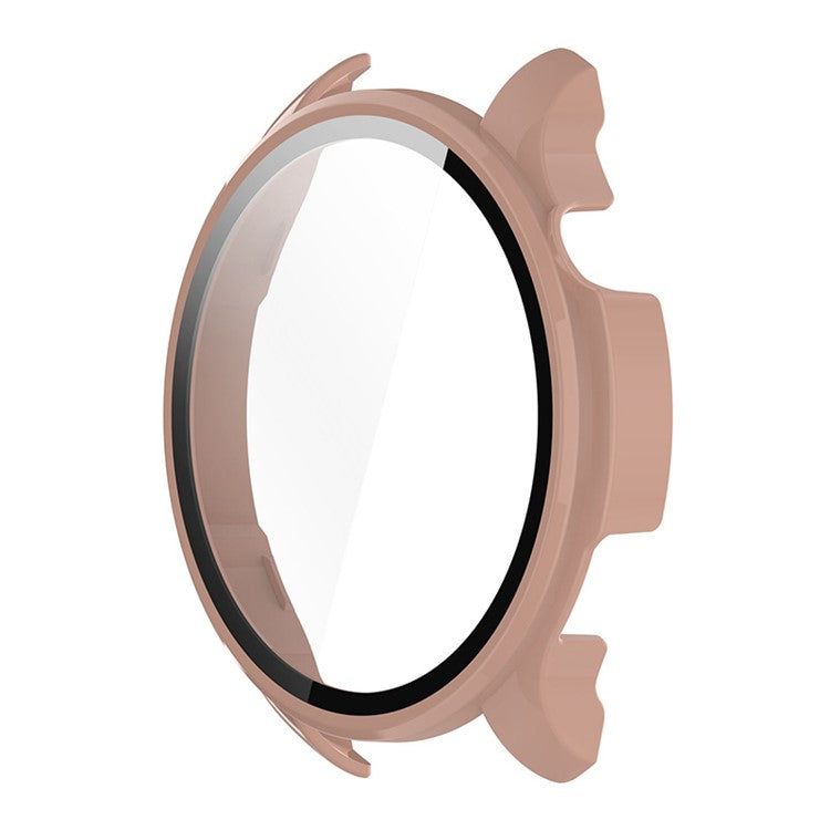 ENKAY HAT PRINCE For Huami Amazfit Balance Overall PC Watch Case with Tempered Glass Screen Protector - Pink