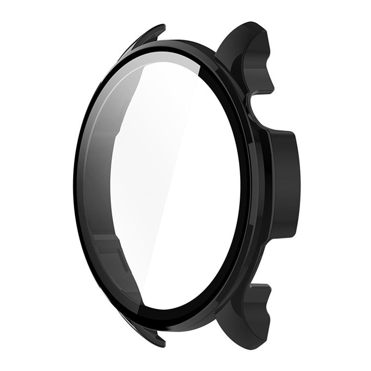 ENKAY HAT PRINCE For Huami Amazfit Balance Overall PC Watch Case with Tempered Glass Screen Protector - Black