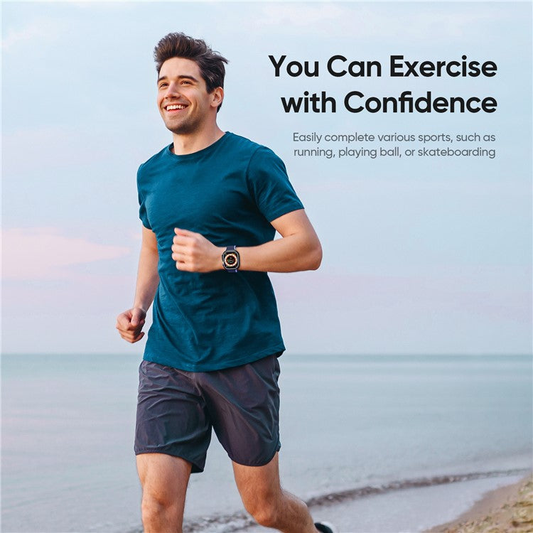 DUX DUCIS Bamo Series for Apple Watch Ultra 2 / Ultra 49mm Watch Case PC+TPU Cover - Black / Grey