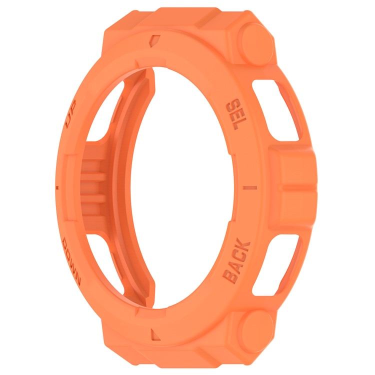 For Huami Amazfit Active Edge A2212 TPU Smartwatch Case Hollow Anti-collision Protective Frame - Orange