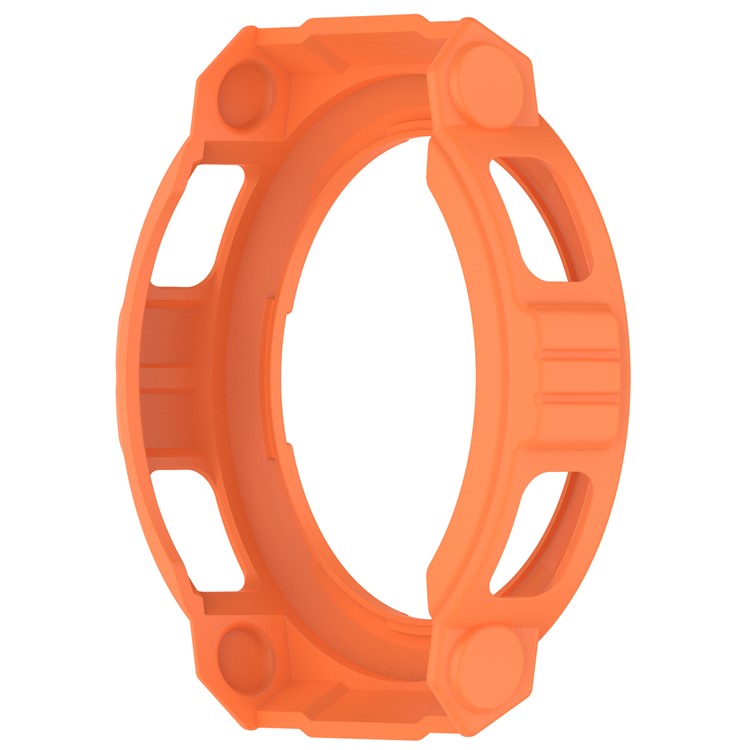 For Huami Amazfit Active Edge A2212 TPU Smartwatch Case Hollow Anti-collision Protective Frame - Orange