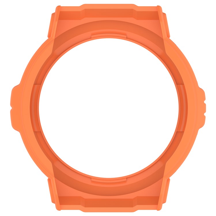 For Huami Amazfit Active Edge A2212 TPU Smartwatch Case Hollow Anti-collision Protective Frame - Orange