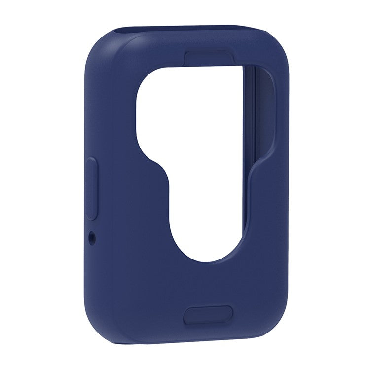 For Samsung Galaxy Fit3 Silicone Protective Cover Anti-Scratch Smart Watch Case - Navy Blue