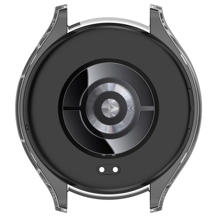 Hard PC Cover for Xiaomi Watch 2 Watch Case with Tempered Glass Screen Film - Transparent White