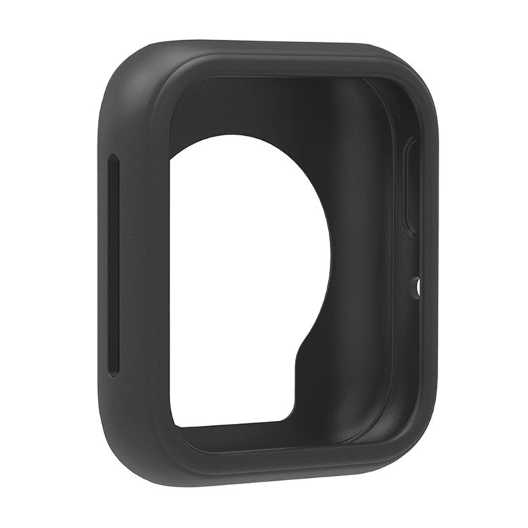 For Oppo Watch SE / Watch 3 Soft Silicone Protective Frame Protector Watch Case - Black
