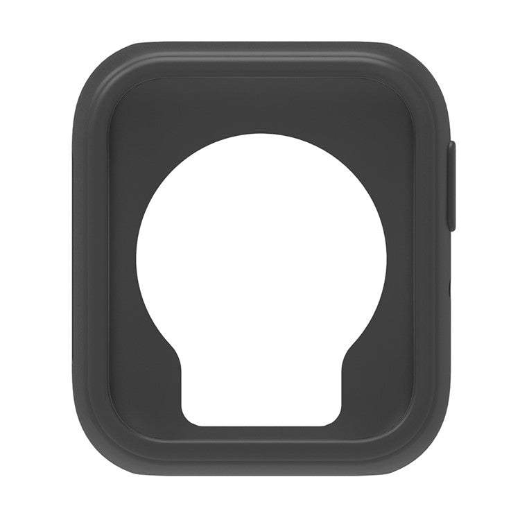 For Oppo Watch SE / Watch 3 Soft Silicone Protective Frame Protector Watch Case - Black