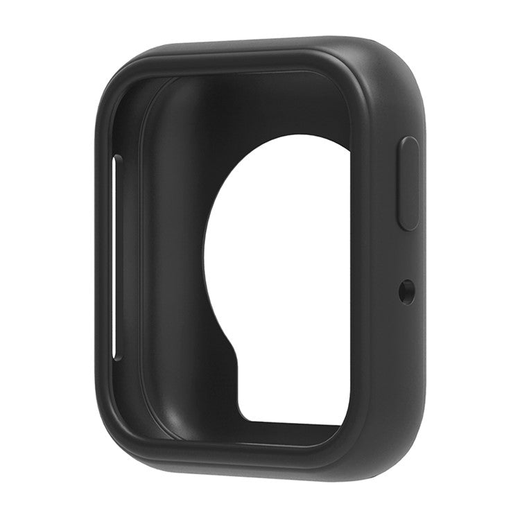 For Oppo Watch SE / Watch 3 Soft Silicone Protective Frame Protector Watch Case - Black