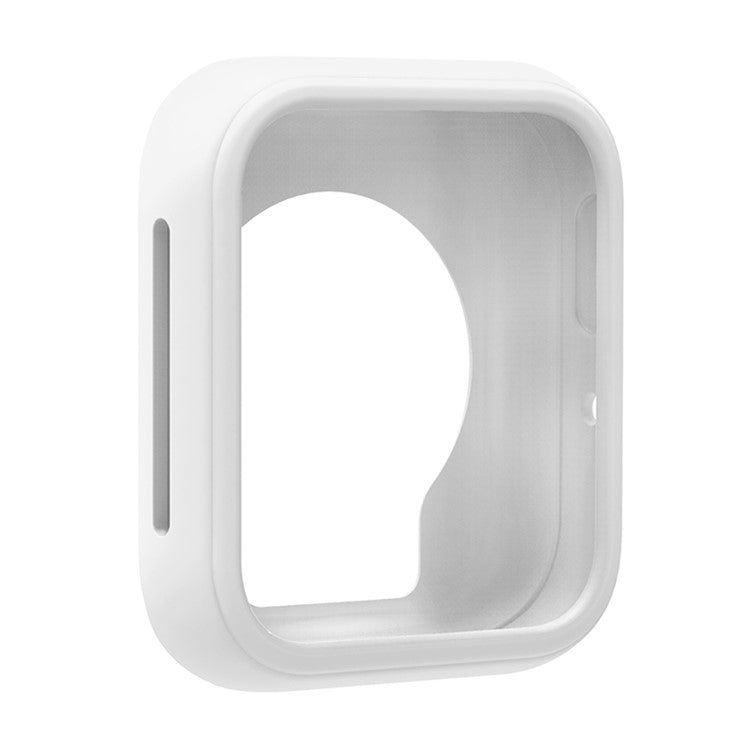 For Oppo Watch SE / Watch 3 Soft Silicone Protective Frame Protector Watch Case - White