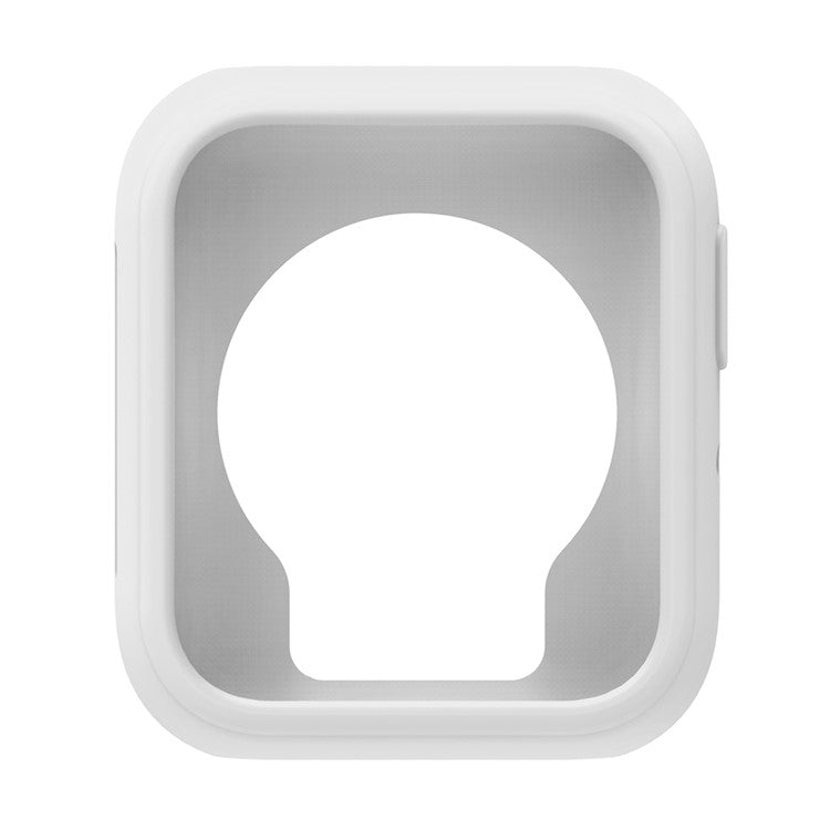 For Oppo Watch SE / Watch 3 Soft Silicone Protective Frame Protector Watch Case - White