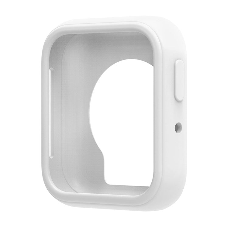 For Oppo Watch SE / Watch 3 Soft Silicone Protective Frame Protector Watch Case - White