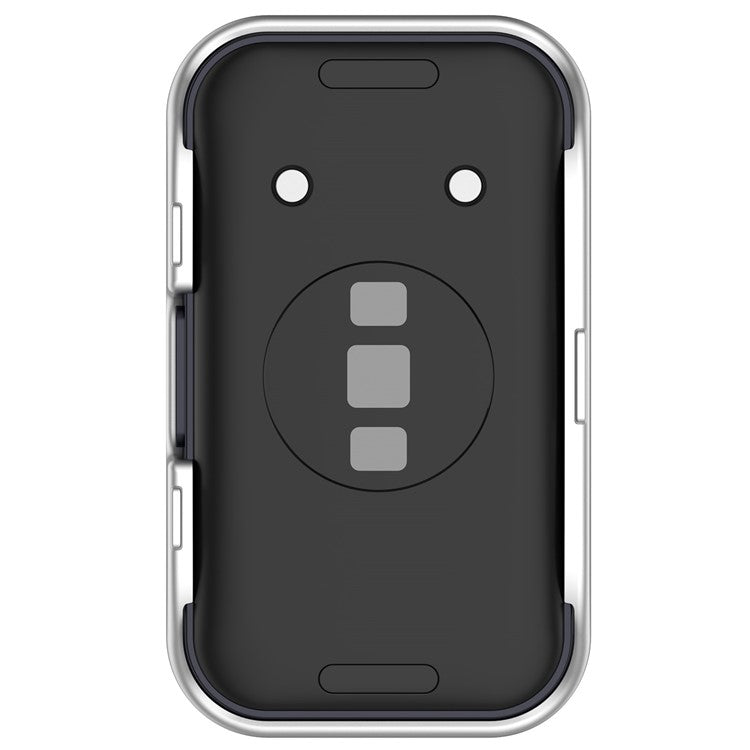 For Huawei Band 10 / Band 10 NFC / Band 9 / Band 9 NFC / Band 8 / Band 8 NFC Hard PC Watch Cover with Tempered Glass - Silver