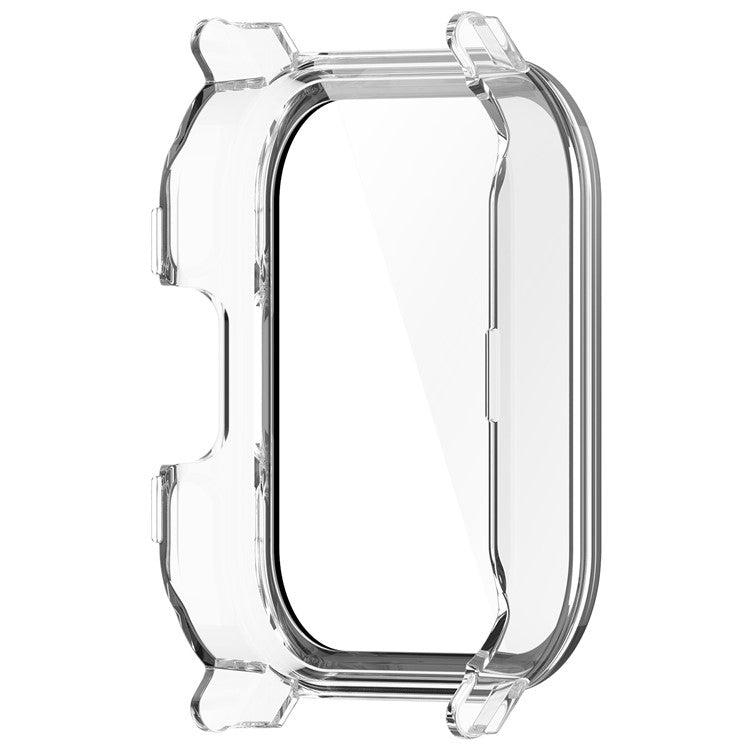 For Haylou Smart Watch 2 LS02 Anti-drop PC Watch Case with Built-in Tempered Glass Film - Transparent