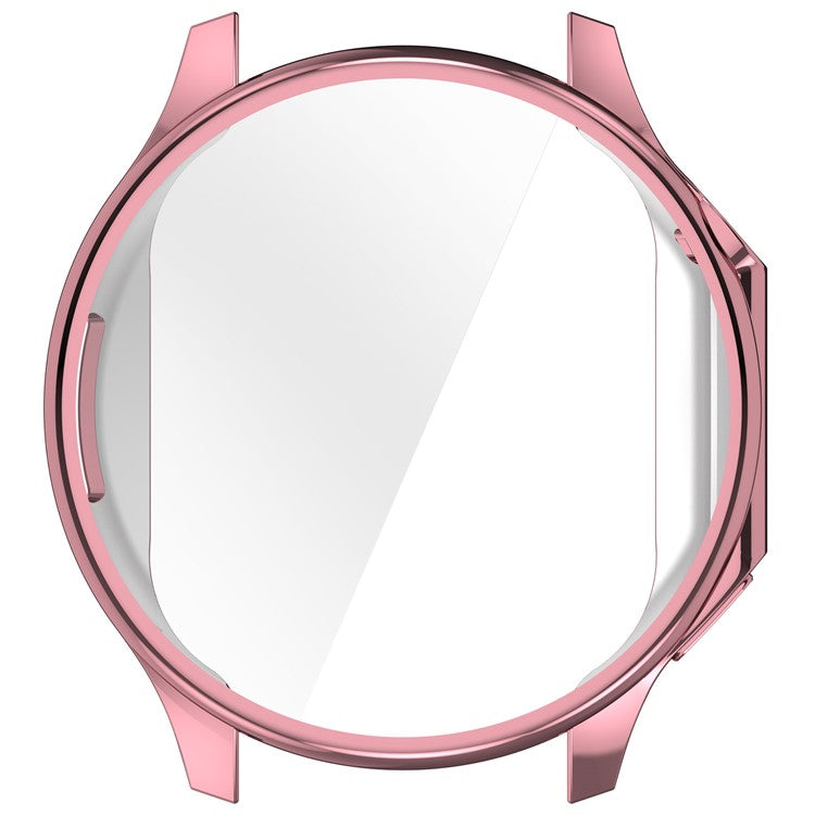 For Oppo Watch X / OnePlus Watch 2 Case Full Coverage Electroplating TPU Watch Cover - Pink