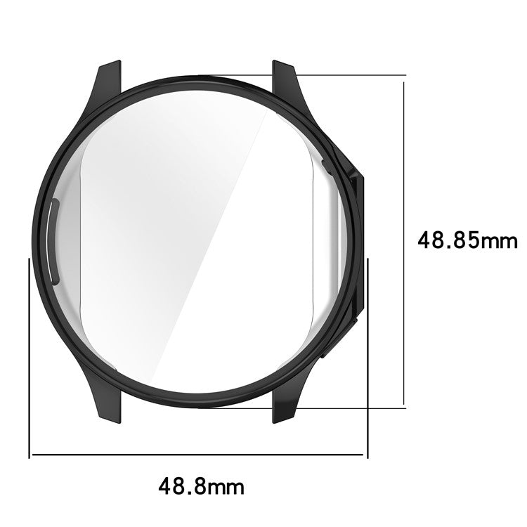 For Oppo Watch X / OnePlus Watch 2 Case Full Coverage Electroplating TPU Watch Cover - Pink