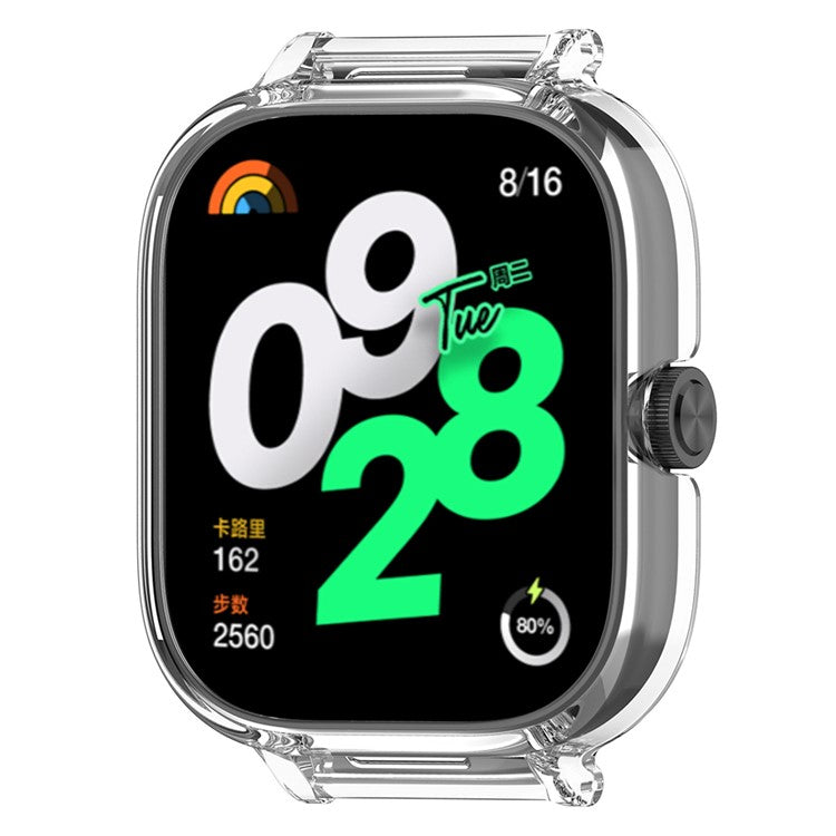 For Xiaomi Redmi Watch 4 PC Watch Case Cover Smartwatch Protective Case - Transparent